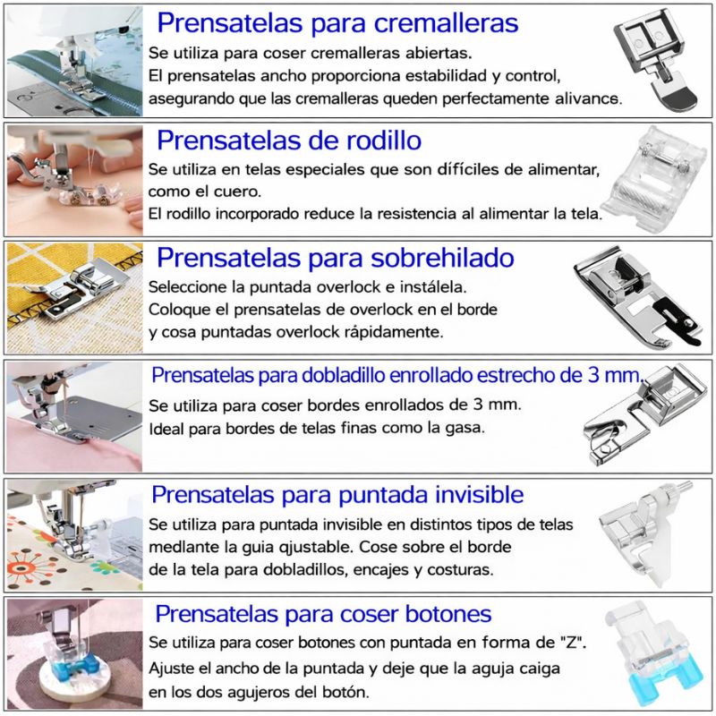 Kit 11 en 1 de Prensatelas Multifuncionales