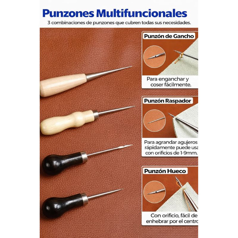 Kit Reparación Profesional HeavyFix – Costura Fuerte para Sofás y Cuero