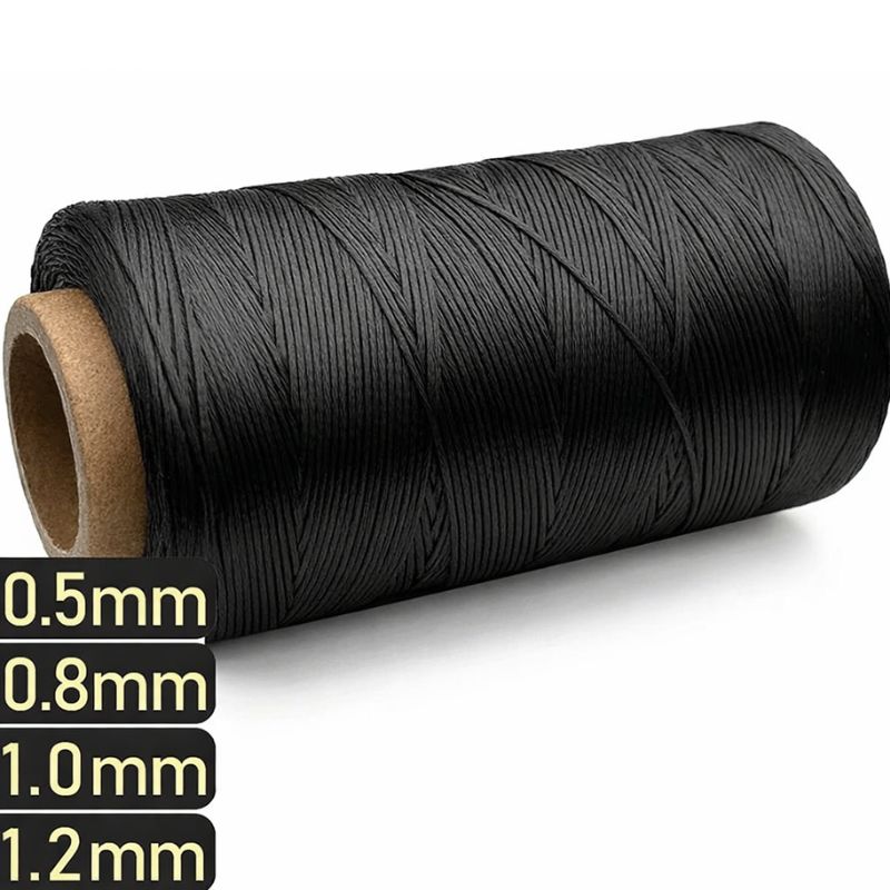 Cordón Encerado Premium para Costura en Cuero