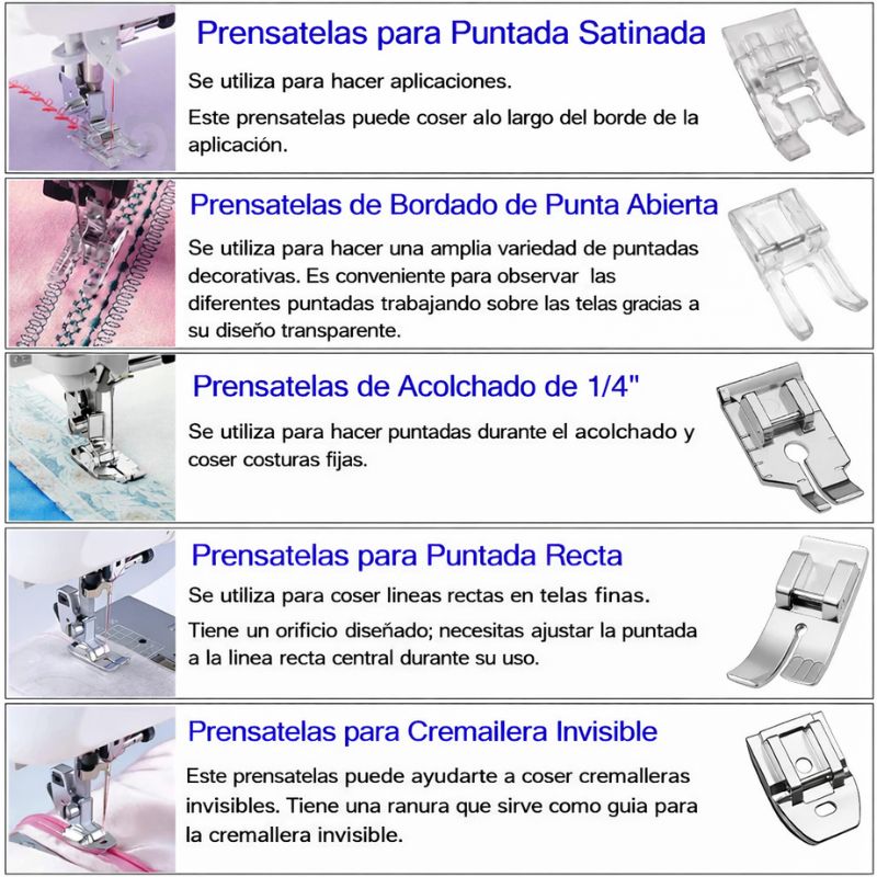 Kit 11 en 1 de Prensatelas Multifuncionales