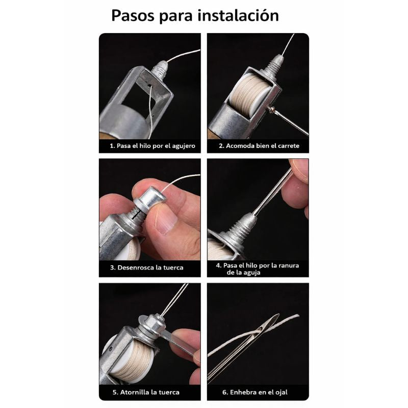 Kit Profesional de Costura en Cuero – Acabado Perfecto en Minutos